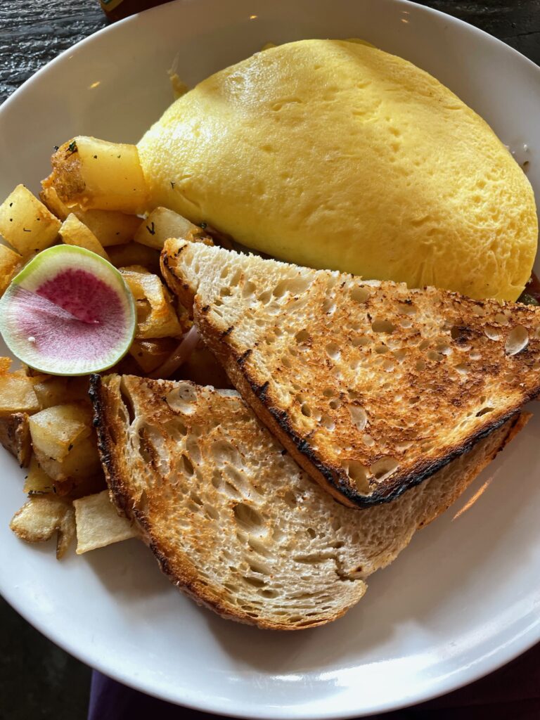 Omelette at Farmer's Bottega in San Diego