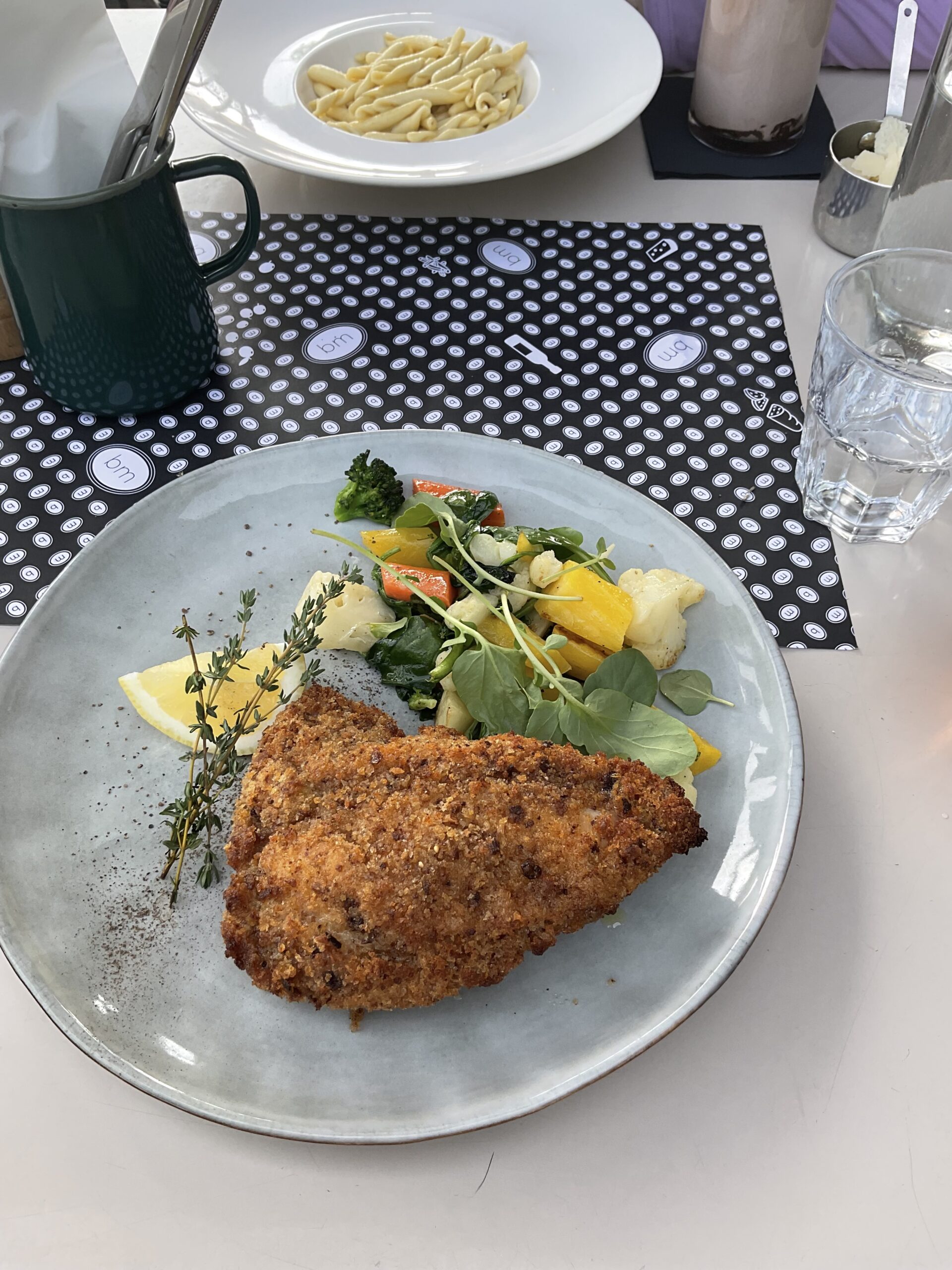 IMG_0013 Chicken cordon bleu at Brasserie de Montbenon in Lausanne