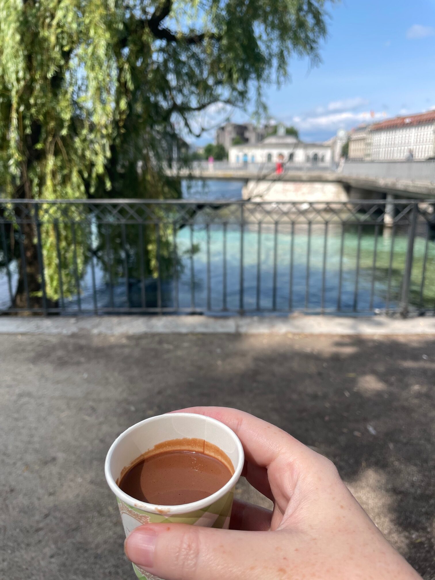 IMG_6814 Enjoy Laduree hot chocolate by Lac Leman on a tour of Geneva