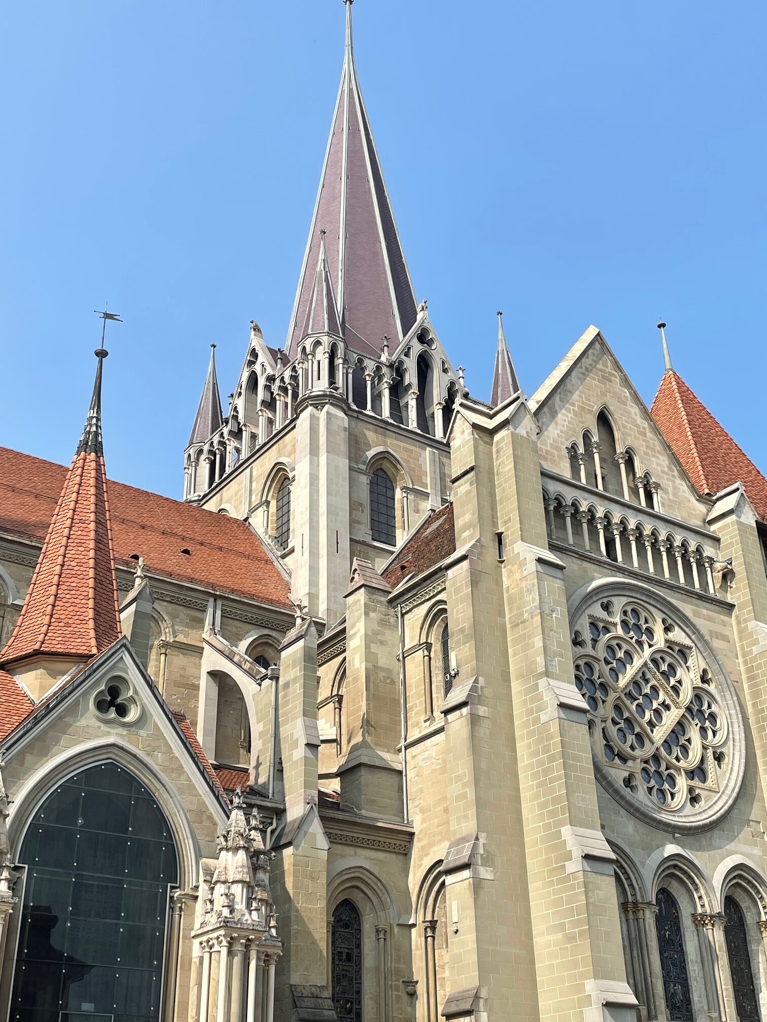 IMG_6968 Exterior of Lausanne cathedral