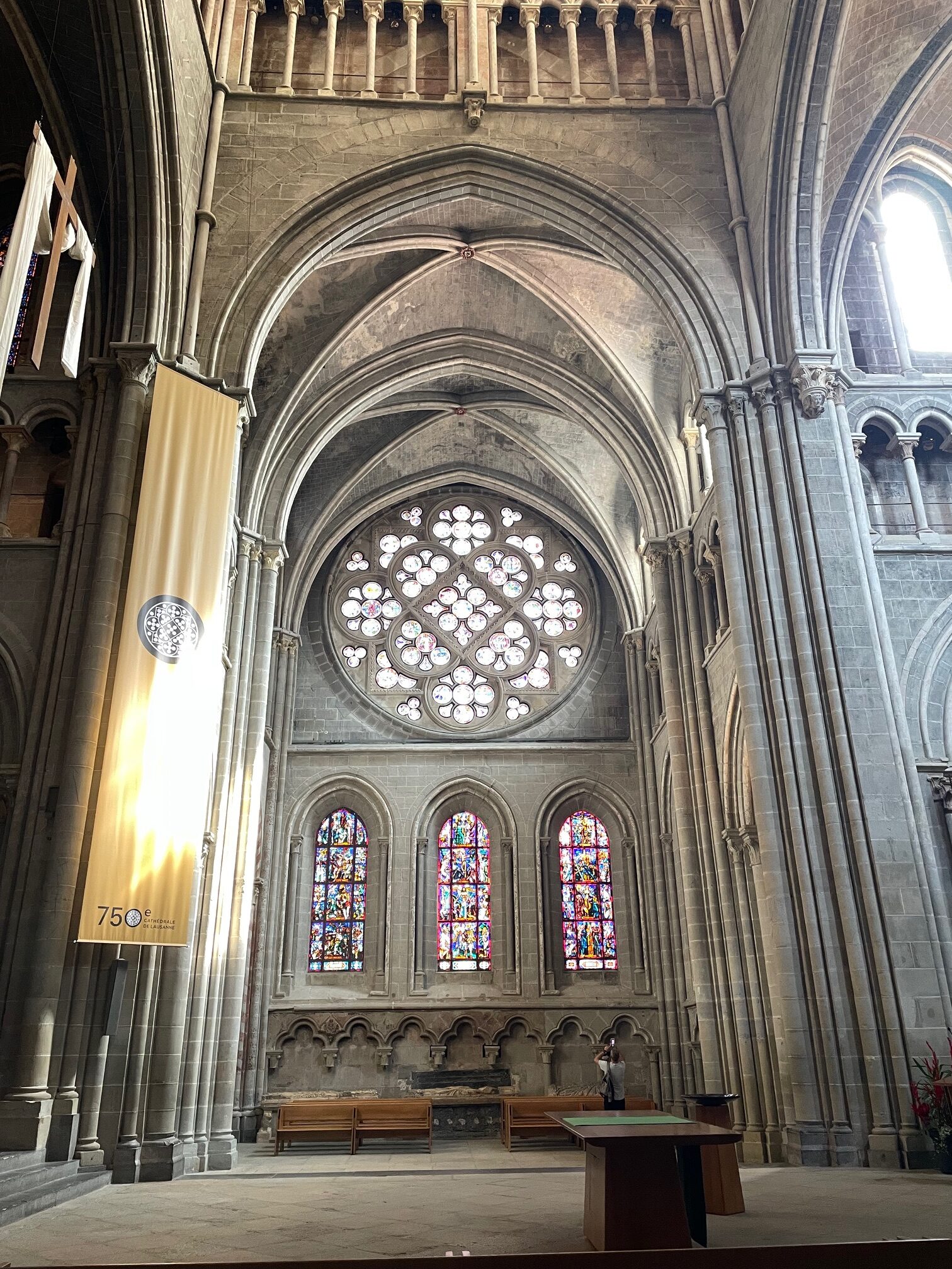 IMG_6969 Interior of Lausanne cathedral