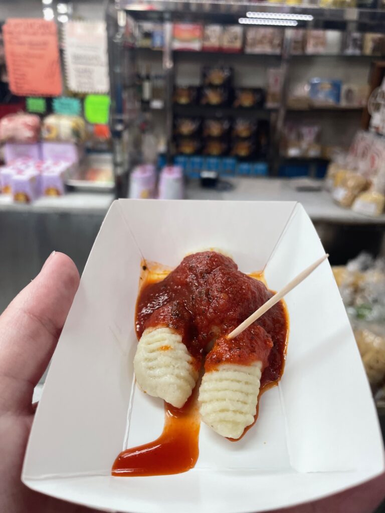 Gnocchi and marinara from Piemonte Ravioli Co