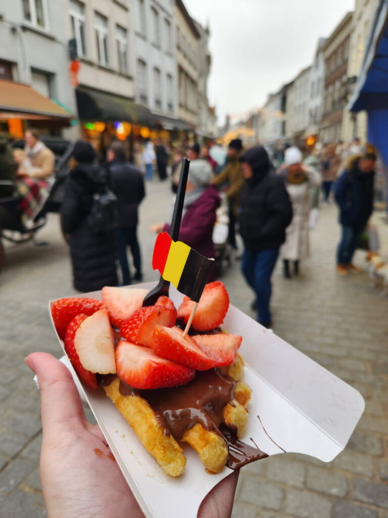 Chez Albert has some of the best waffles in Bruges