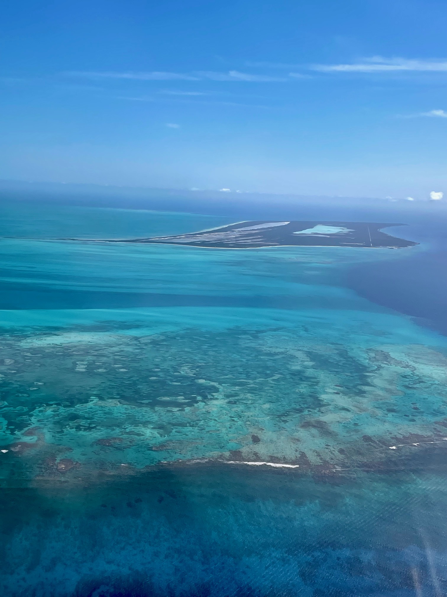Turks and Caicos Islands seen from the air