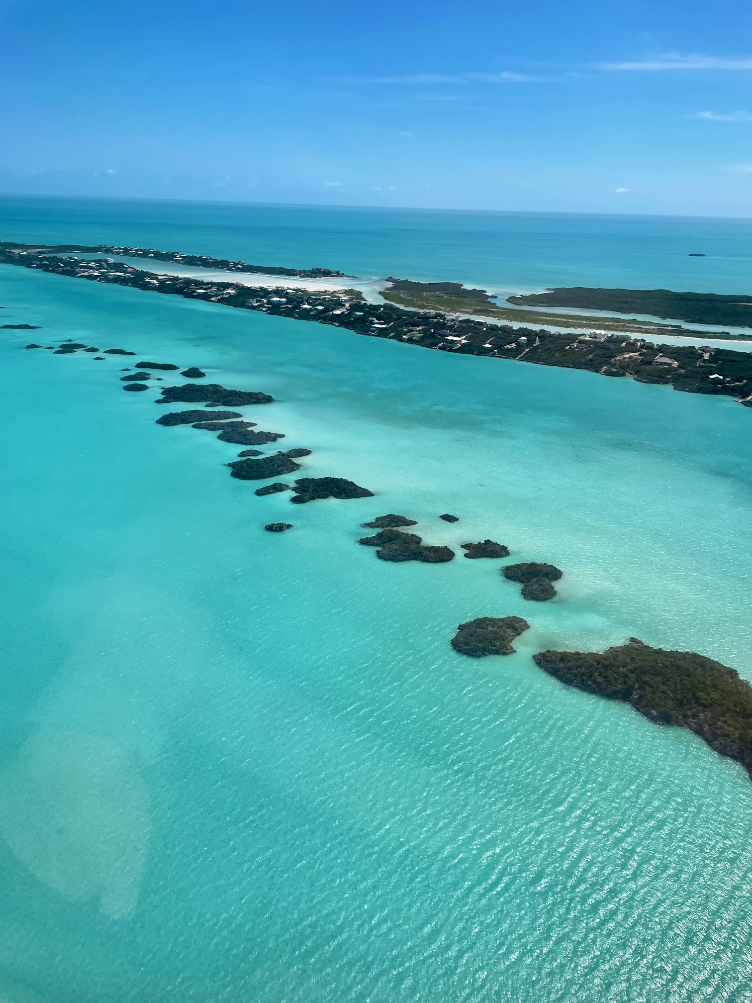 Turks and Caicos viewed from the air