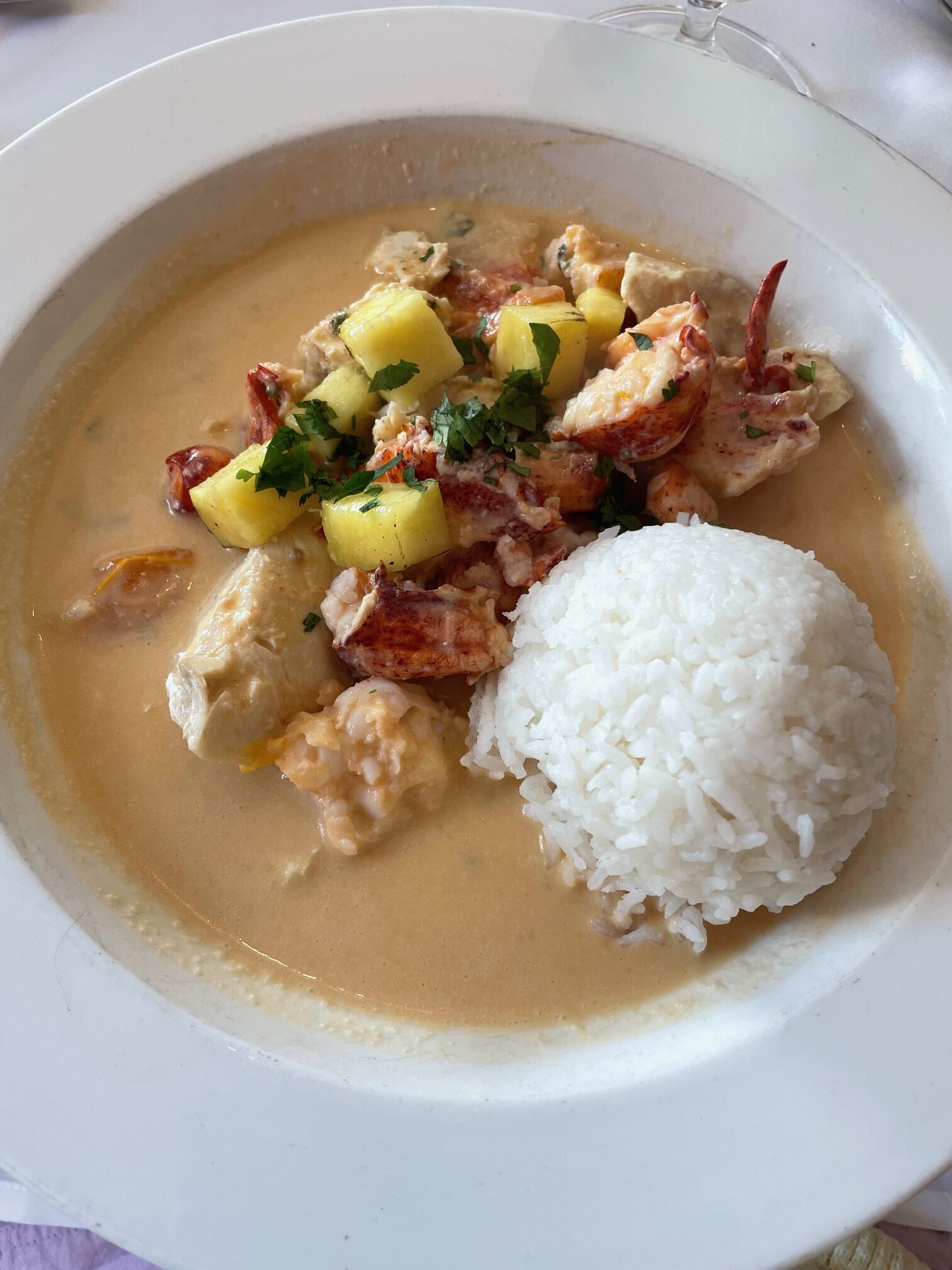 Lobster moquequa at Havana in Bar Harbor