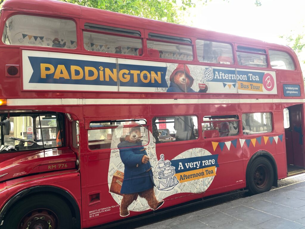 Paddington afternoon tea bus tour