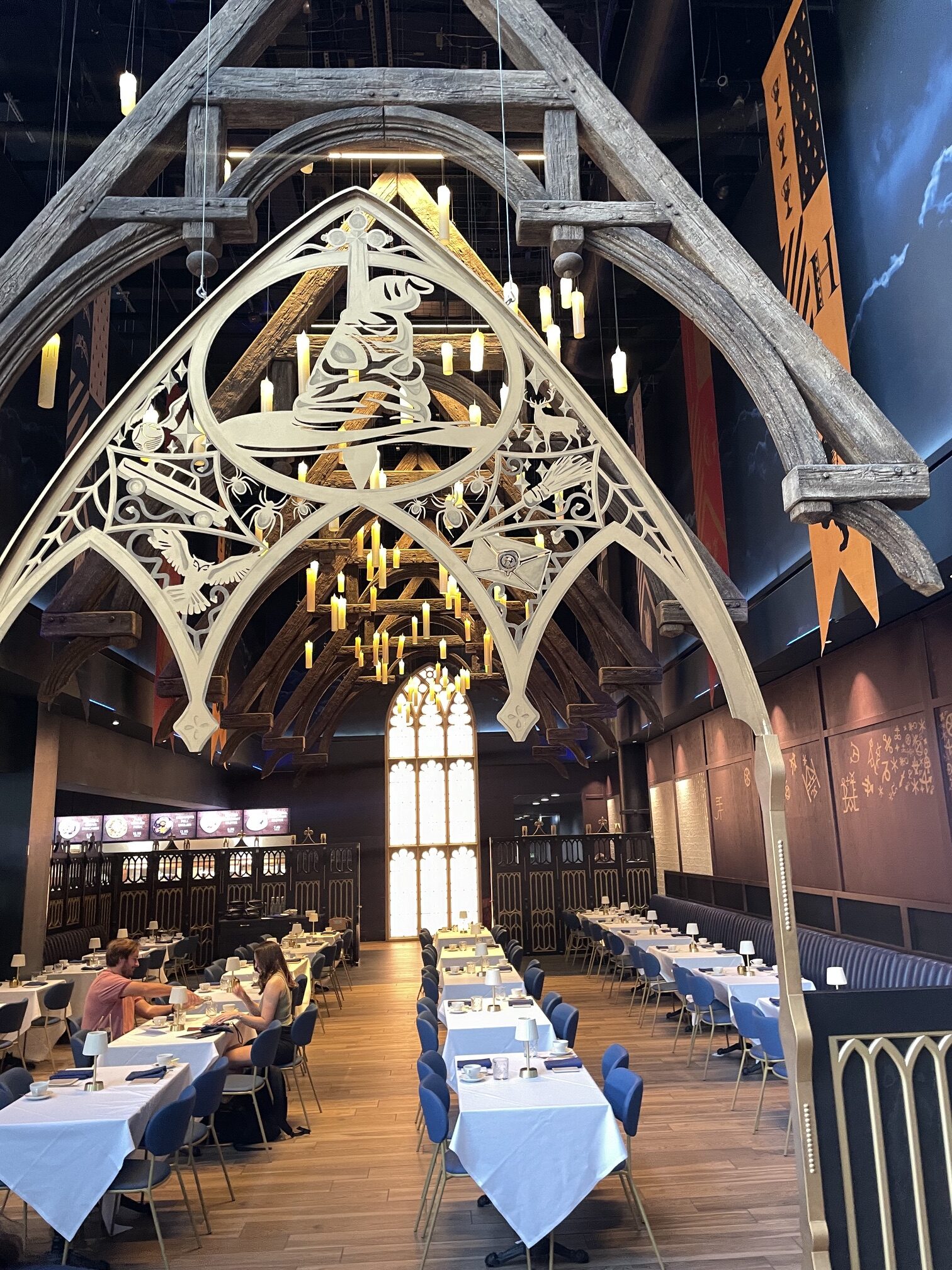 IMG_3390 The "Great Hall" where you eat on at the Harry Potter Warner Brothers studios