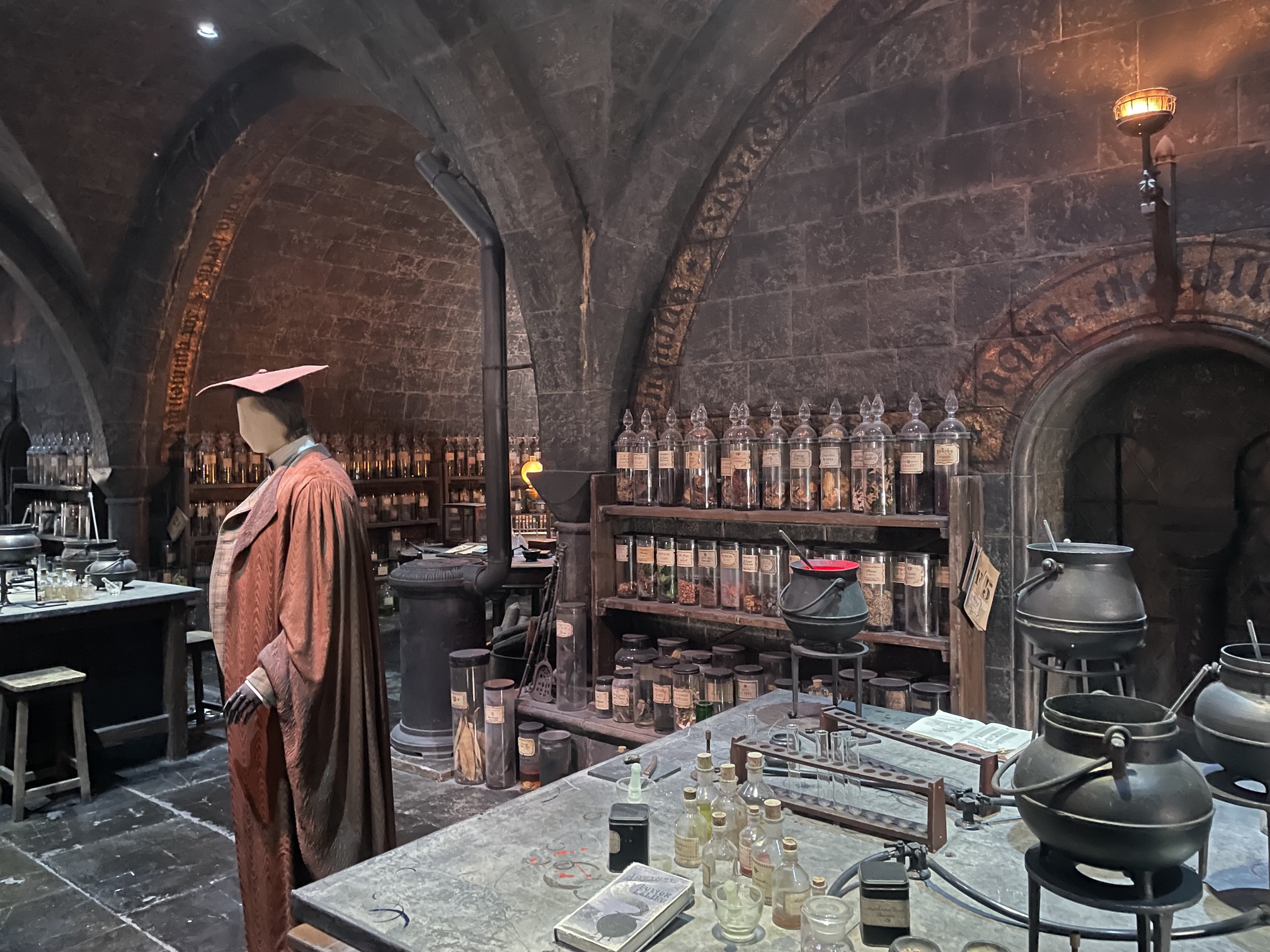 IMG_3439 Potions classroom set on the Harry Potter Studio Tour