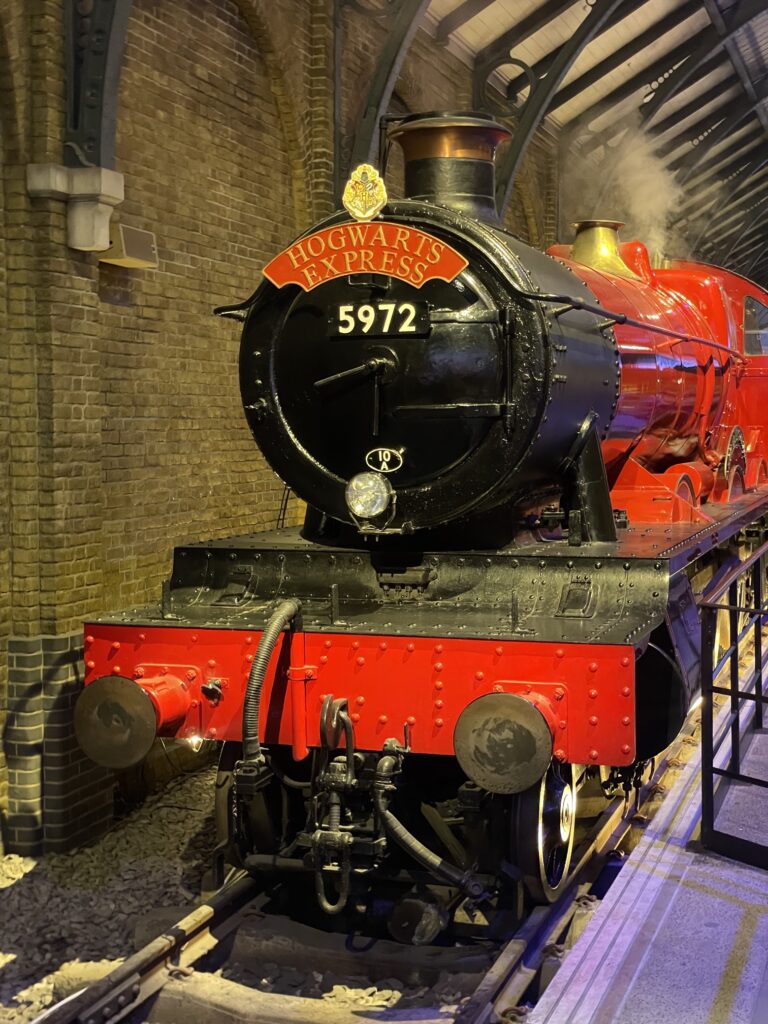 The Hogwarts Express at Harry Potter Studios near London