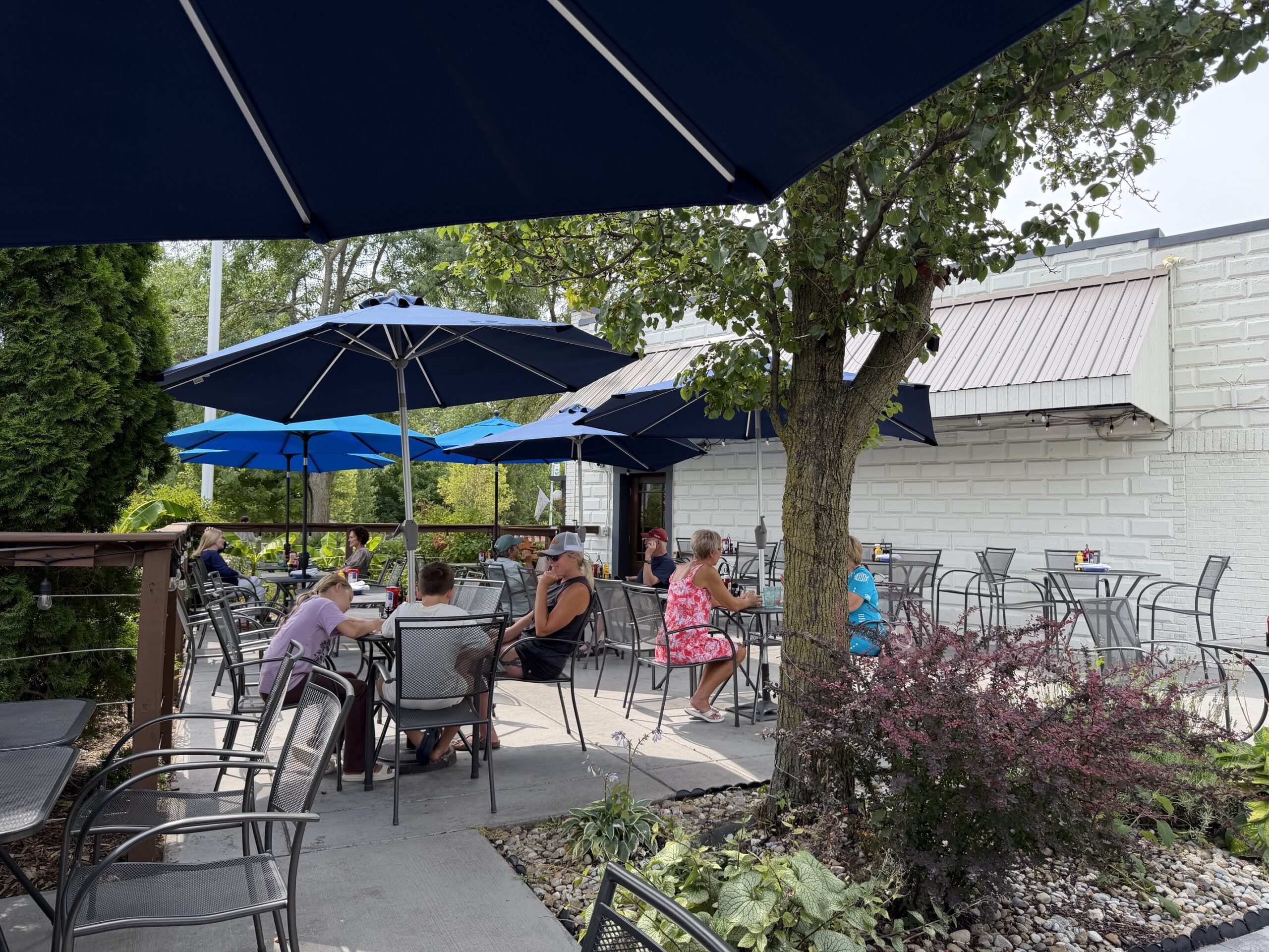 Union Pier Social is very dog-friendly with a large outdoor patio and a waitstaff that makes sure the pups have treats and water