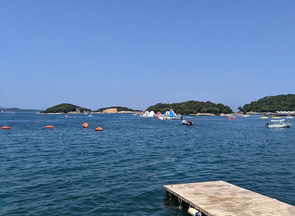 Ksamil, a coastal Albania 