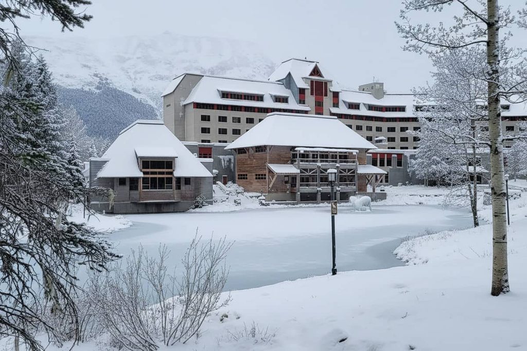 Alyeska Resort in Girdwood, Alaska, a great spring break destination for those looking for a winter wonderland